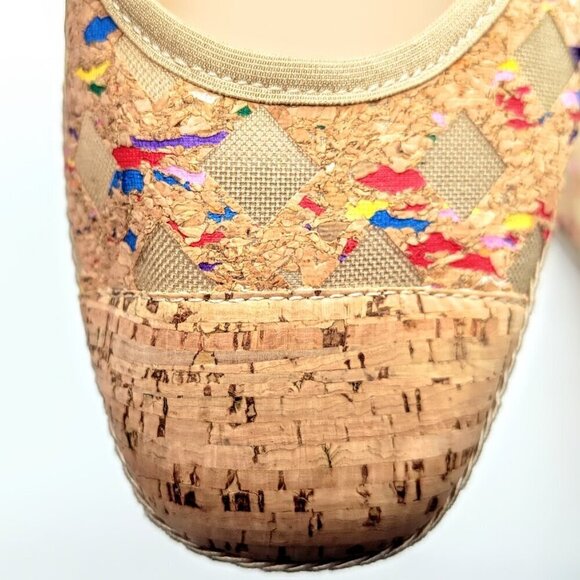 Sesto Meucci Italy Myra Cork Mesh Jute Espadrilles - Picture 9 of 9